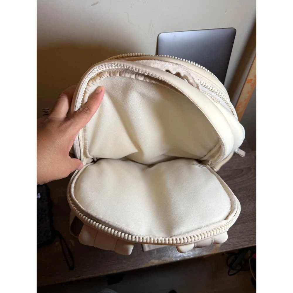 All in Motion Backpack Neoprene Minimalist Cream Beige